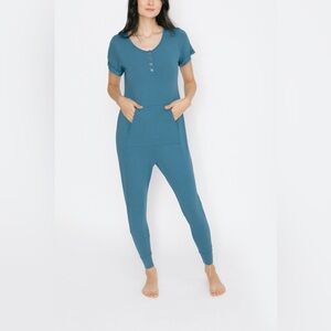 Smash + Tess Blue Romper